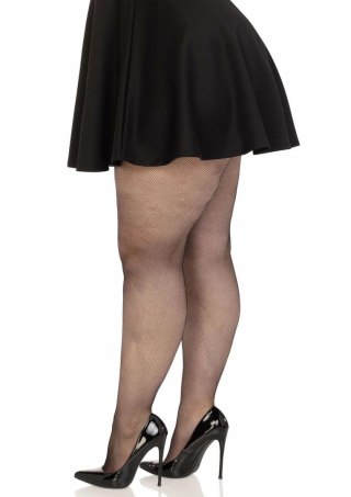Leg Avenue Plus Elastane Micro Net Tights rajstopy siateczkowe XL
