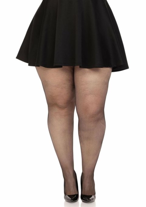 Leg Avenue Plus Elastane Micro Net Tights rajstopy siateczkowe XL