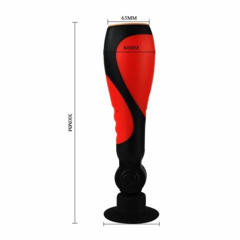 BAILE Oral Sex Lover - maszyna intymna 30 trybow, silikon, adapter 30V