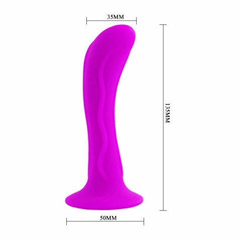 BAILE PASSION STRONG Unisex silikonowy model z przyssawką 13,5 cm