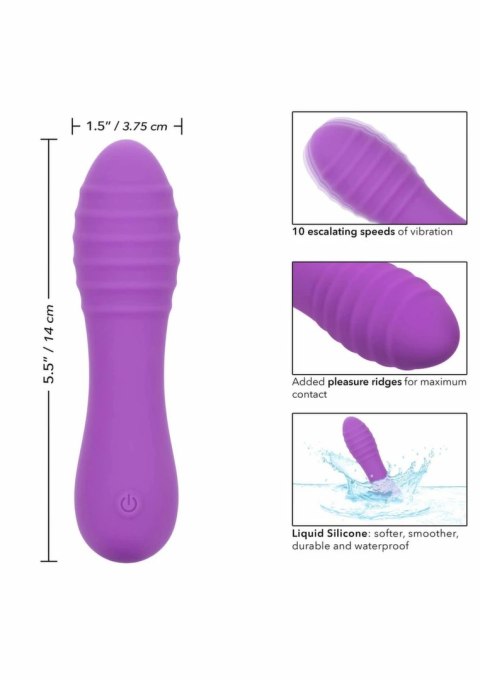 CalExotics Bliss Ripple masażer silikonowy 10 trybow IPX7 USB czarny