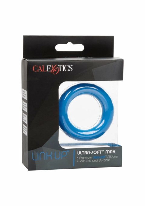 CalExotics Link Up Ultra Soft Max silikonowy pierścień elastyczny czarny