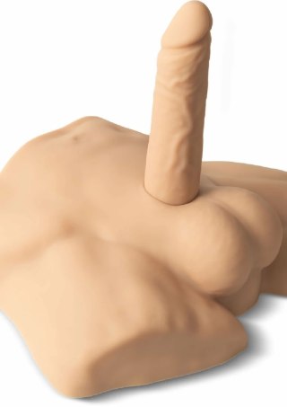 Silex-D Silicone Demi Torso Small - anatomiczny model z wymiennym elementem 7"