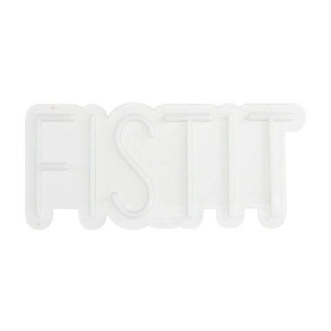 LED Neon Brand Sign Fist It - dekoracyjny szyld z adapterem EU