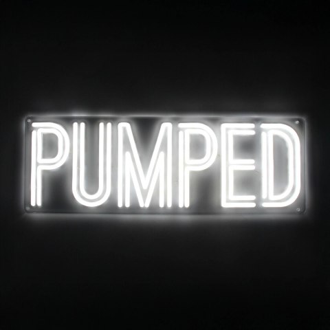 LED Neon Brand Sign Pumped - Tablica Reklamowa z Zasilaczem EU