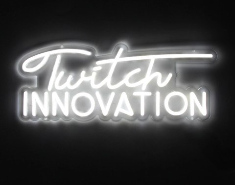 LED Neon Brand Sign Twitch Innovation - podświetlany szyld dekoracyjny EU