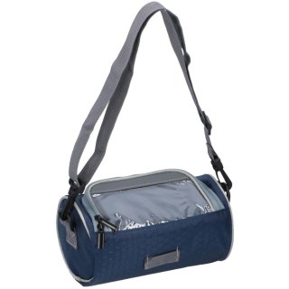 SAKWA TORBA ROWEROWA 2W1 NA KIEROWNICĘ DUNLOP - NAVY