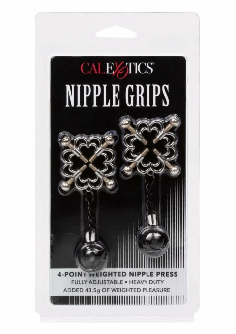 CalExotics 4-Point Weighted Nipple Press - regulowany system z obciążeniem