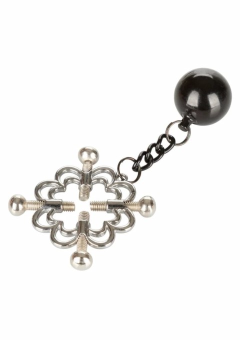 CalExotics 4-Point Weighted Nipple Press - regulowany system z obciążeniem