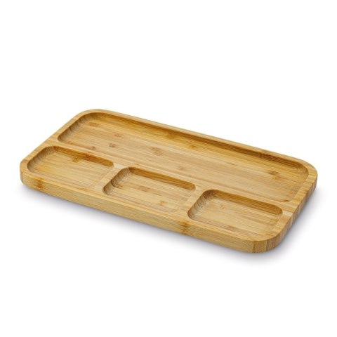 Półmisek na przekąski bambusowy 33 x 19,5 x 1,6 cm