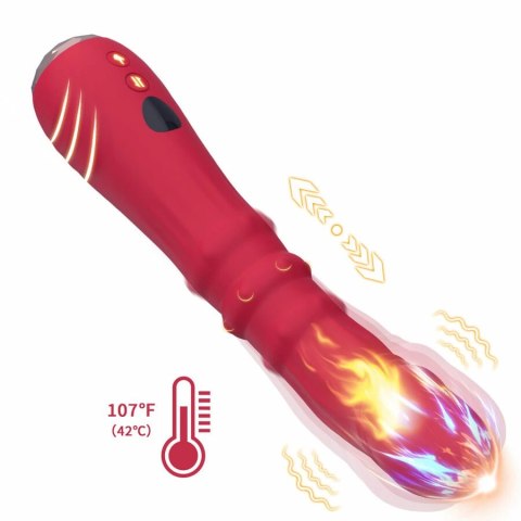 ARMONY Termoregulowany stymulator punktowy A, wibrator, czerwony