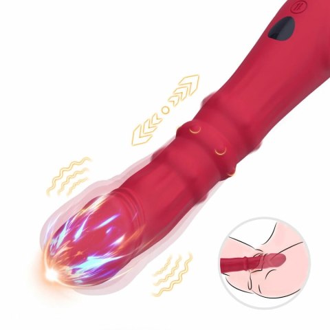 ARMONY Termoregulowany stymulator punktowy A, wibrator, czerwony