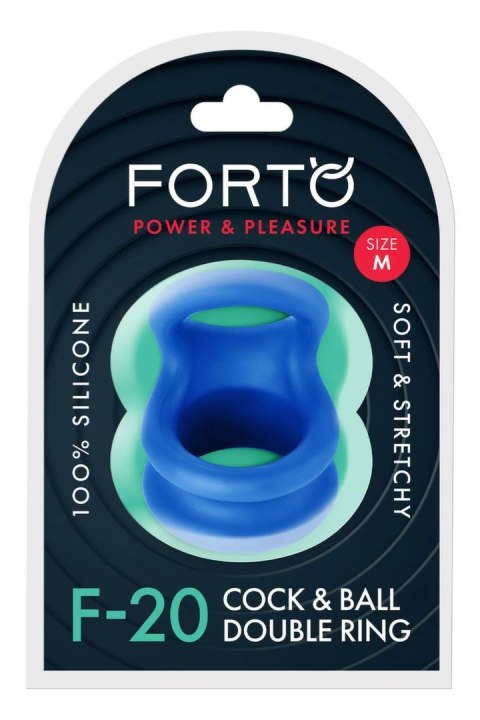 FORTO F-20 Pierścień Rozciągający Medium Niebieski Silikonowy