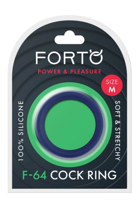 FORTO F-64 Pierścień silikonowy szeroki 45mm niebieski medium