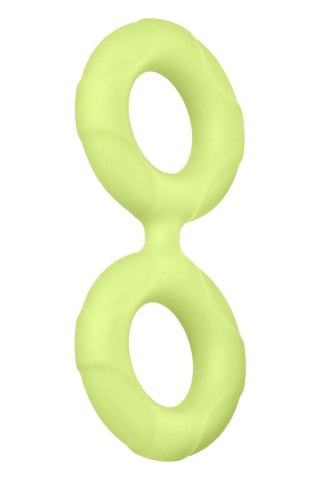 FORTO F-81 DOUBLE RING 51MM GLOW podwojny pierścień silikonowy świecący