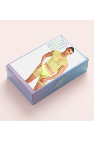 RAINBOW PARTY NET-BULA Zestaw 3-częściowy żołty L/XL unisex