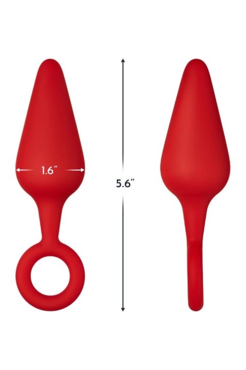 FORTO F-10 silikonowy korek z uchwytem Large czerwony
