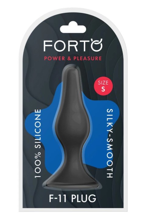 FORTO F-11 LUNGO Small Black silikonowy model z przyssawką