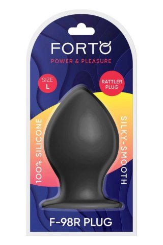 FORTO F-98R Rattler Cone Large Black silikonowy stożek z przyssawką