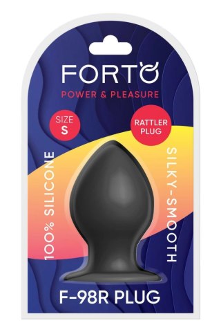 FORTO F-98R Rattler Cone Small Black silikonowy stożek z kulką