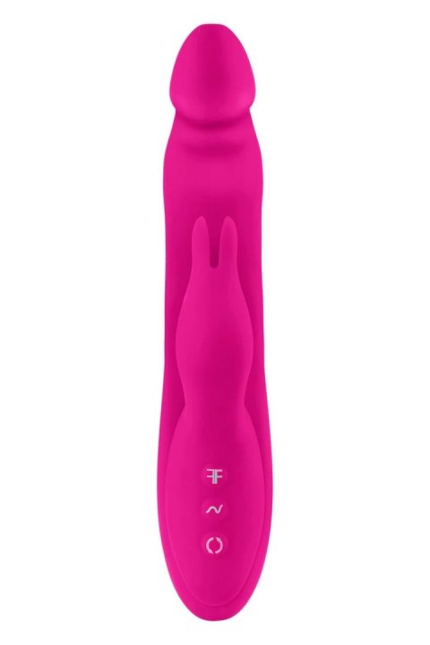 FemmeFunn Booster Rabbit Pink - Wibrator z rotacją i podwojną stymulacją