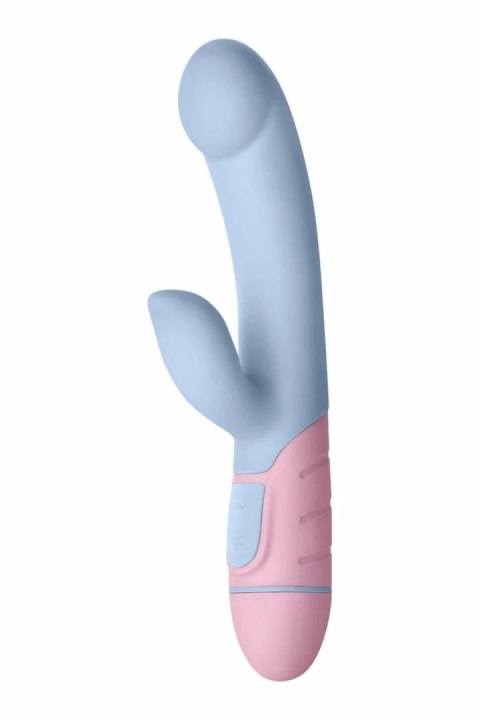 FemmeFunn FFIX Rabbit Light Blue - masażer intymny, 20 trybow, wodoodporny