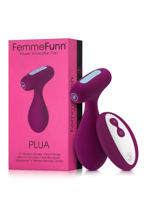 FemmeFunn Plua Dark Fuchsia - bezprzewodowa maszyna intymna z pilotem