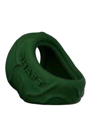 SHAFT MODEL PS Cock & Ball Short Green silikonowy pierścień FLEXISKIN™