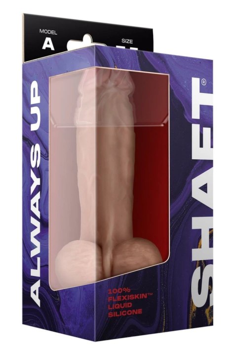 SHAFT Model A 7.5" Liquid Silicone z przyssawką i jądrami Pine