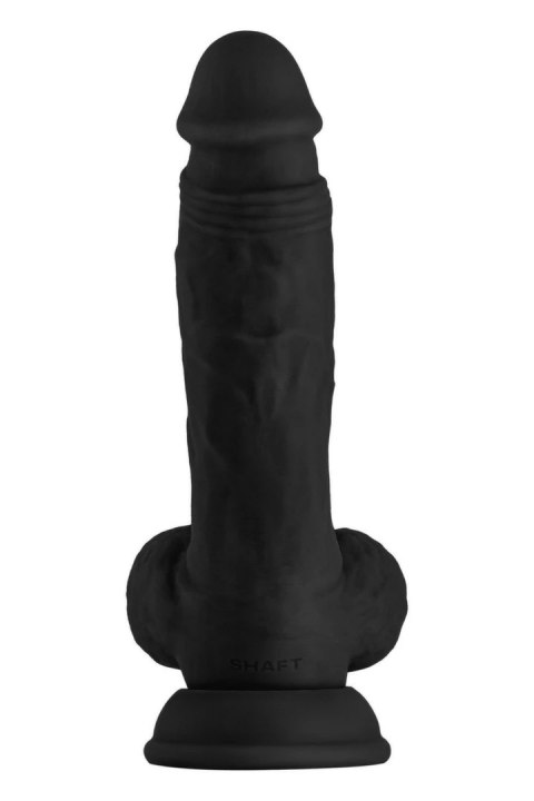 SHAFT Model A 8.5" czarny - anatomiczny silikonowy model FLEXISKIN™ z przyssawką