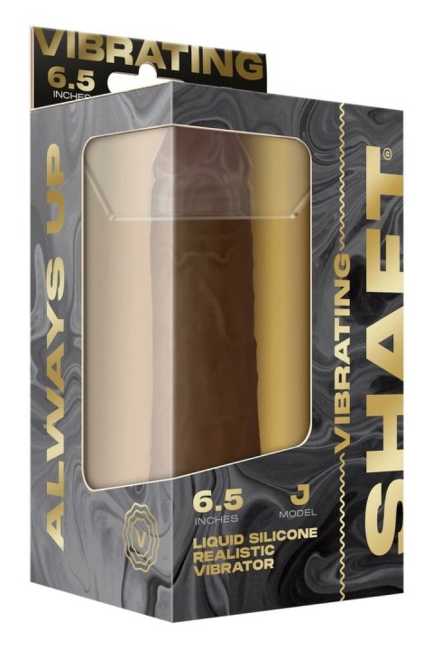 SHAFT Model J 6.5" Oak - wibrujący system intymny FlexiSkin, pilot