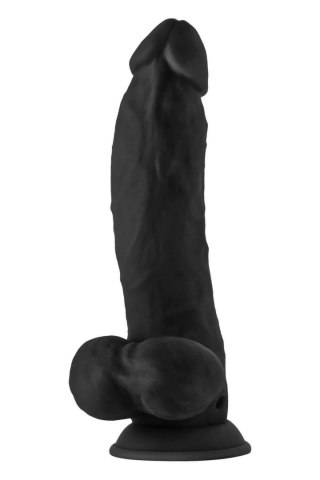 SHAFT Model N 9.5" Black - wibrujący system intymny FLEXISKIN™