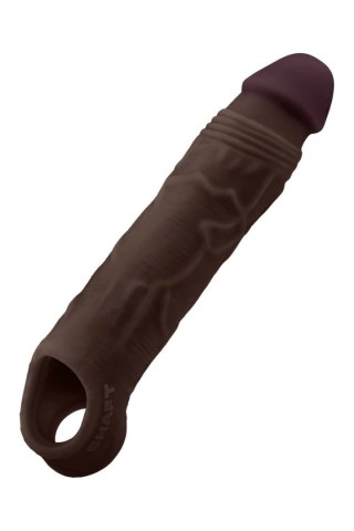 SHAFT Sheath Model F Size 1 19,8 cm Liquid Silicone Mahogany