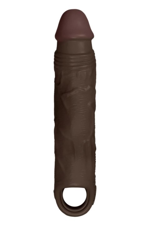 SHAFT Sheath Model F Size 1 19,8 cm Liquid Silicone Mahogany