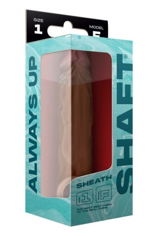 SHAFT Sheath Model F Size 1 19,8 cm silikonowa nakładka Oak