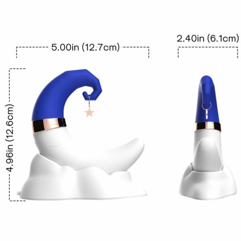 ARMONY SWEETMOON Clitoris & G-Spot Suction niebieski 9 trybow