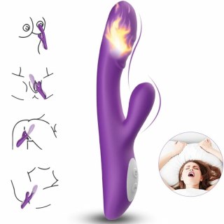 ARMONY Wibrator Iskrowy Fioletowy z Efektem Ciepła 224mm USB
