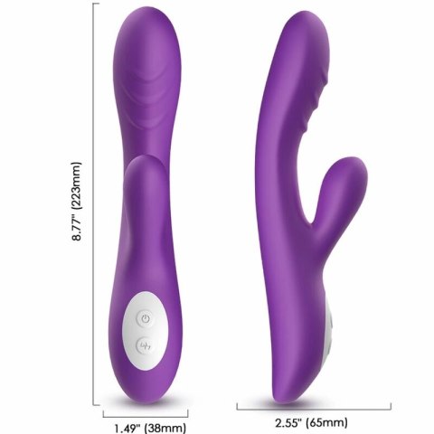 ARMONY Wibrator Iskrowy Fioletowy z Efektem Ciepła 224mm USB