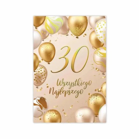 B6 kartka na 30 Urodziny - 19