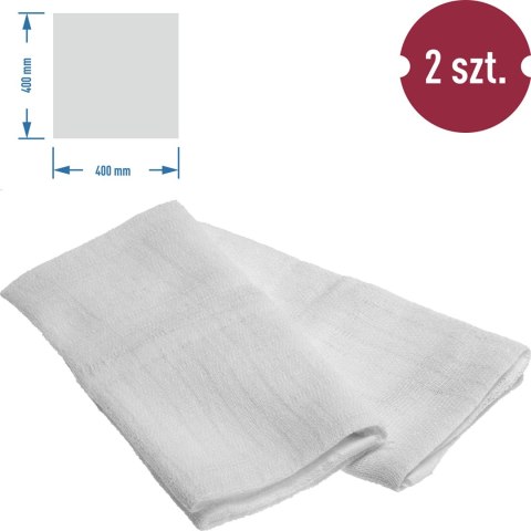 Chusta serowarska tetrowa 40 x 40 cm 2 szt. 411290