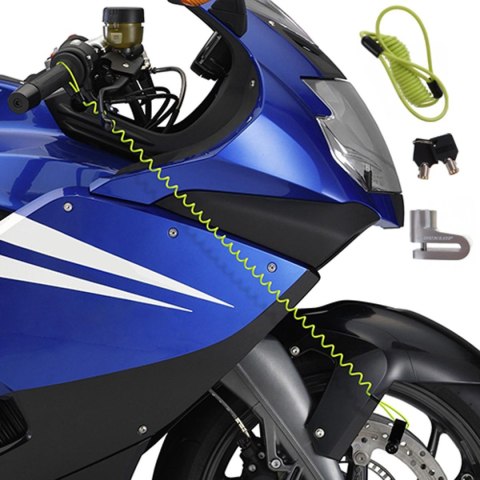 BLOKADA NA TARCZĘ HAMULCOWĄ Z LINKĄ PRZYPOMINAJĄCĄ DUNLOP SILVER