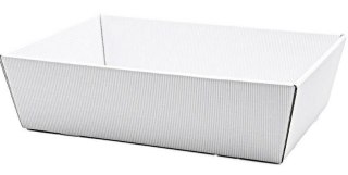 Kosze GM-KW-1 Białe - 10 szt. 21 x 17 x 7 cm