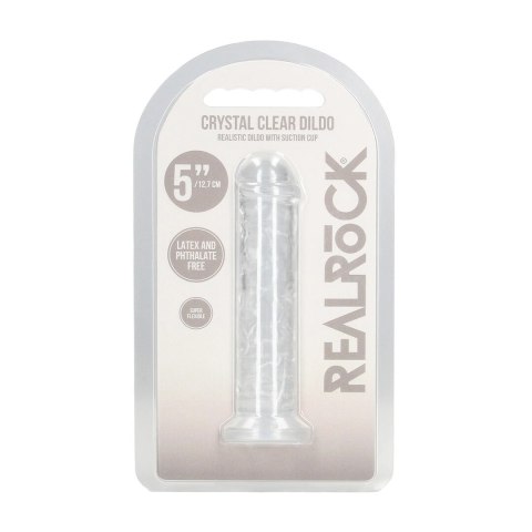 REALROCK Crystal Clear model 5 - anatomiczny, transparentny, 12,7 cm