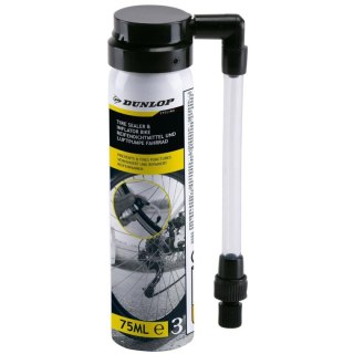 SPRAY USZCZELNIAJĄCY DO DĘTKI ROWEROWEJ Z UNIWERSALNYM WENTYYLEM 75ML DUNLOP