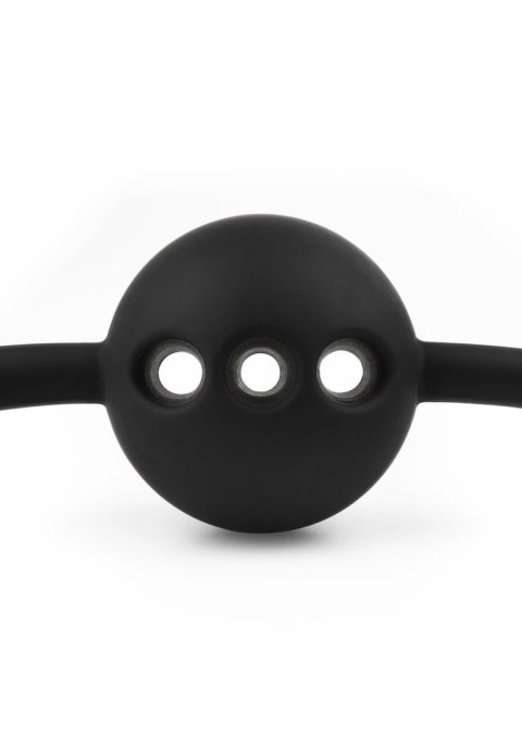 AVANZA FEROS Croc-Embossed - pas skorzany z kulą, czarny, regulowany
