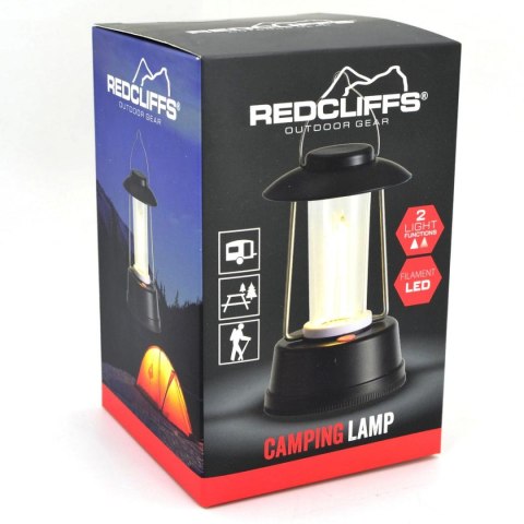 LATARKA LAMPA CAMPING BATERIE 12X8X8CM REDCLIFFS