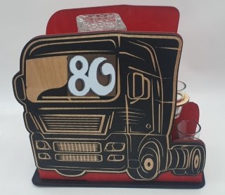 Karafka + kieliszki TIR 80 urodziny