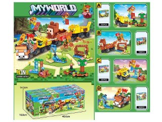 Klocki 20cm MYWORLD