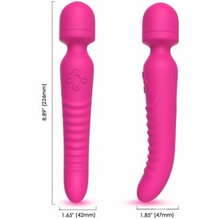 ARMONY Mission masażer i wibrator z efektem ciepła fuksja 226mm