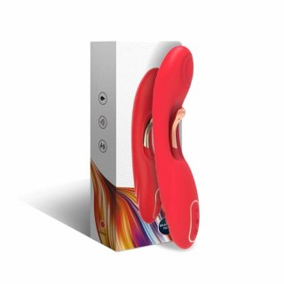 ARMONY Red - Wibrator z oscylującym językiem, silikon medyczny, 234 mm